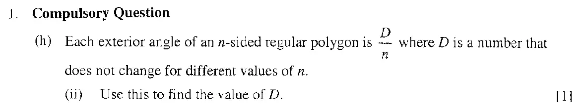 Question 13 - Eton College – 13+ Scholarship Exam 2007 – Maths A