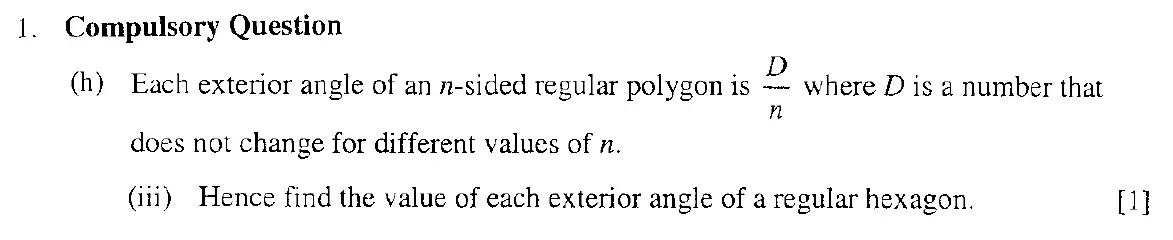Question 14 - Eton College – 13+ Scholarship Exam 2007 – Maths A