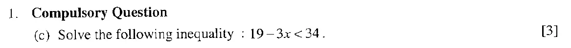 Question 4 - Eton College – 13+ Scholarship Exam 2007 – Maths A