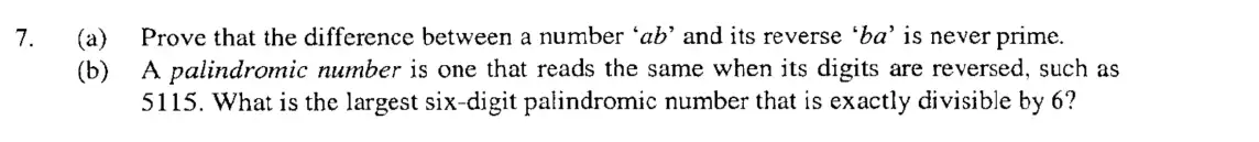Question 12 - Eton College – 13+ Scholarship Exam 2007 – Maths B