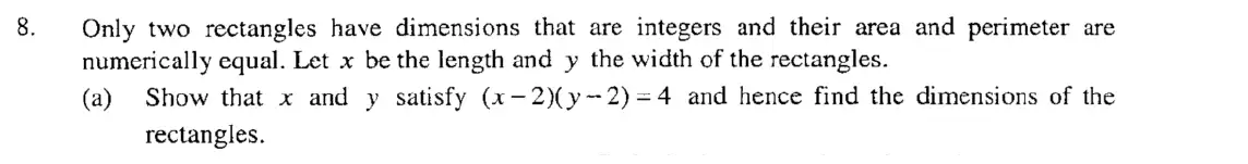 Question 13 - Eton College – 13+ Scholarship Exam 2007 – Maths B