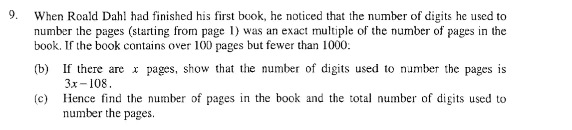 Question 16 - Eton College – 13+ Scholarship Exam 2007 – Maths B