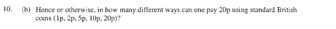 Question 18 - Eton College – 13+ Scholarship Exam 2007 – Maths B