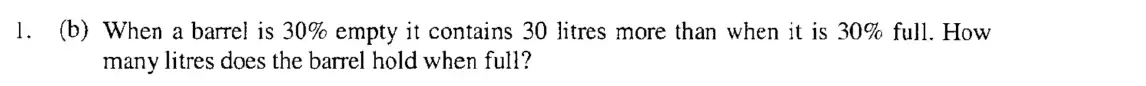 Question 2 - Eton College – 13+ Scholarship Exam 2007 – Maths B