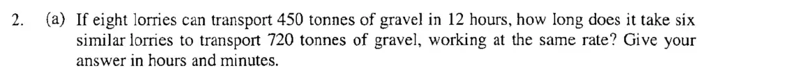 Question 4 - Eton College – 13+ Scholarship Exam 2007 – Maths B