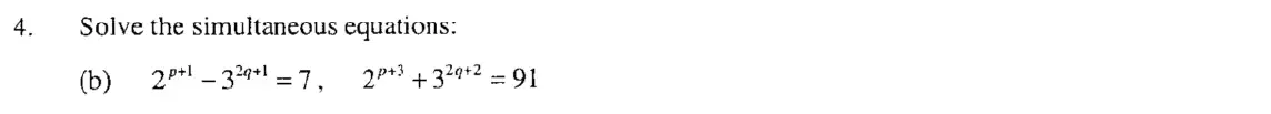 Question 8 - Eton College – 13+ Scholarship Exam 2007 – Maths B