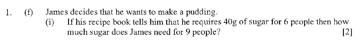 Question 10 - Eton College – 13+ Scholarship Exam 2008 – Maths A