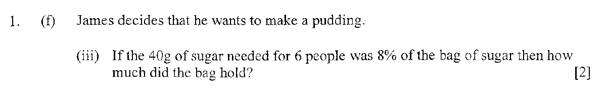 Question 12 - Eton College – 13+ Scholarship Exam 2008 – Maths A