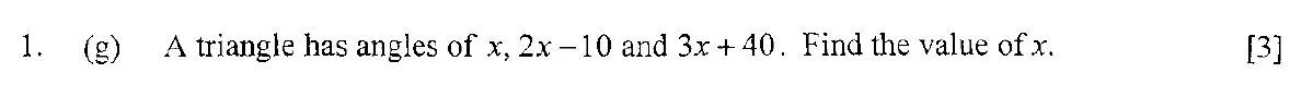 Question 13 - Eton College – 13+ Scholarship Exam 2008 – Maths A