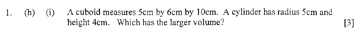 Question 14 - Eton College – 13+ Scholarship Exam 2008 – Maths A