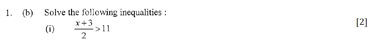 Question 2 - Eton College – 13+ Scholarship Exam 2008 – Maths A