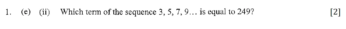 Question 9 - Eton College – 13+ Scholarship Exam 2008 – Maths A