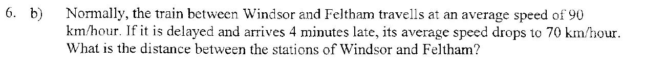 Question 13 - Eton College – 13+ Scholarship Exam 2008 – Maths B