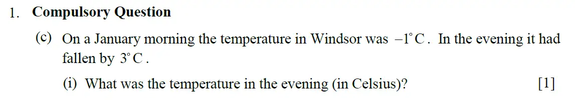 Question 6 - Eton College – 13+ Scholarship Exam 2009 – Maths A