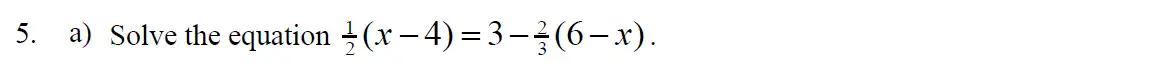 Question 12 - Eton College – 13+ Scholarship Exam 2009 – Maths B