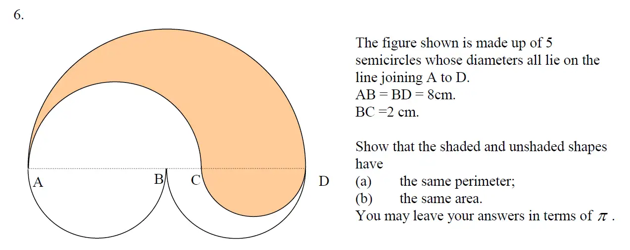 Question 14 - Eton College – 13+ Scholarship Exam 2009 – Maths B