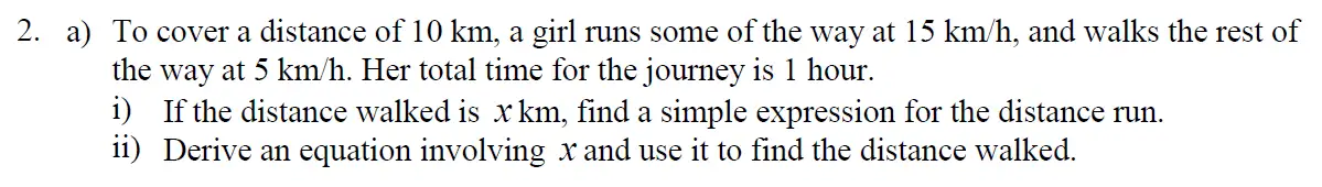 Question 4 - Eton College – 13+ Scholarship Exam 2009 – Maths B