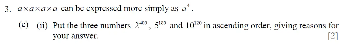 Question 34 - Eton College – 13 Plus Scholarship Exam 2010 – Maths A