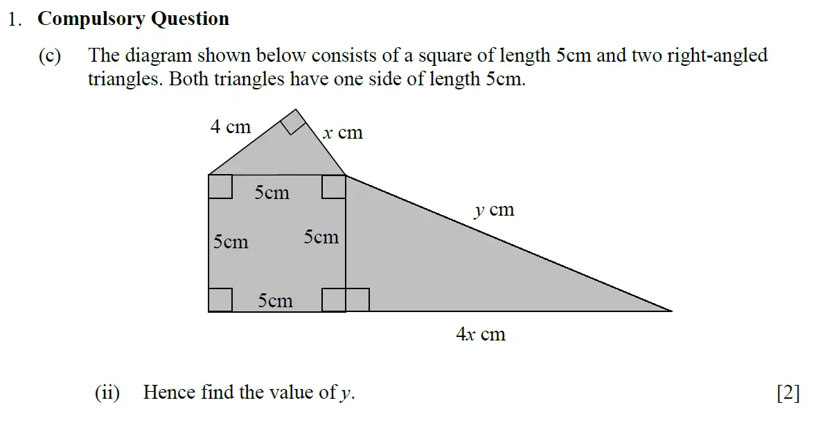 Question 7 - Eton College – 13 Plus Scholarship Exam 2010 – Maths A