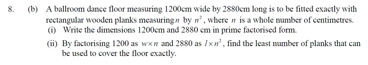 Question 20 - Eton College – 13 Plus Scholarship Exam 2010 – Maths B