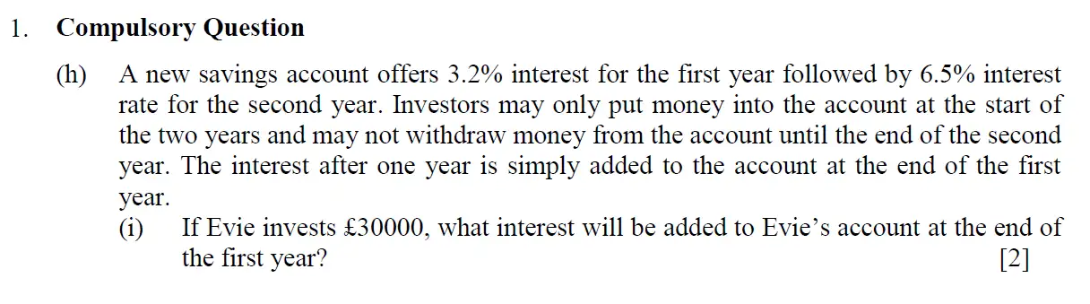 Question 12 - Eton College – 13 Plus Scholarship Exam 2011 – Maths A