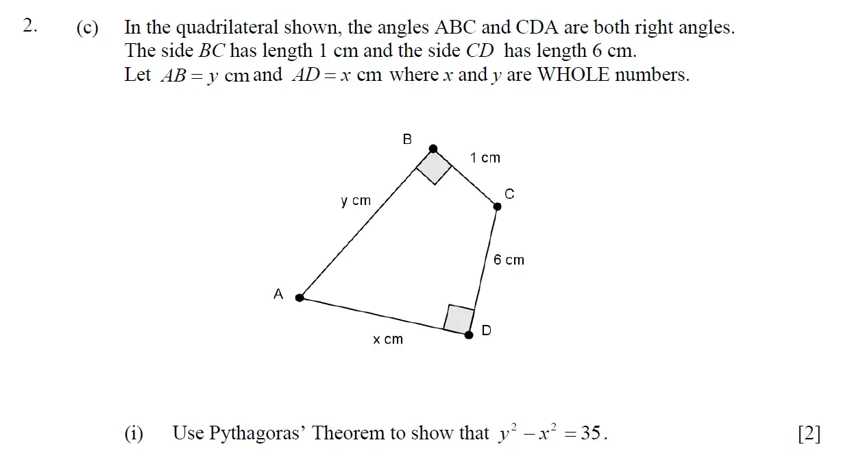 Question 25 - Eton College – 13 Plus Scholarship Exam 2011 – Maths A