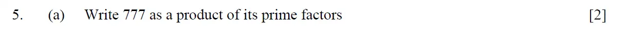 Question 36 - Eton College – 13 Plus Scholarship Exam 2011 – Maths A