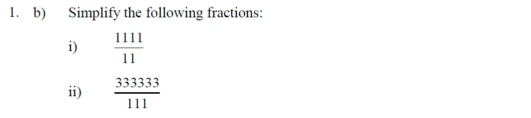 Question 2 - Eton College – 13 Plus Scholarship Exam 2011 – Maths B