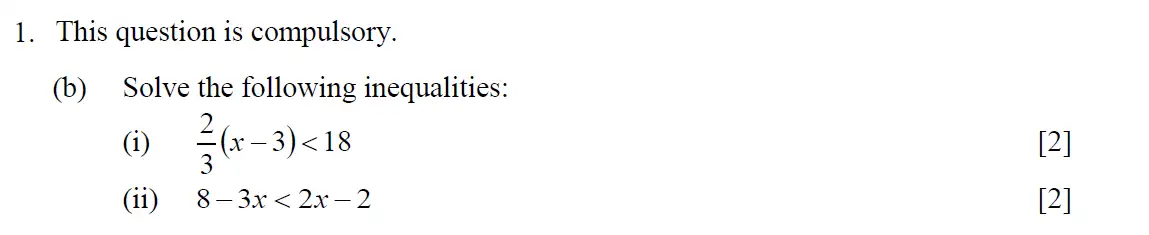 Question 2 - Eton College – 13 Plus Scholarship Exam 2012 – Maths A