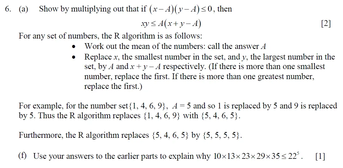 Question 30 - Eton College – 13 Plus Scholarship Exam 2012 – Maths A