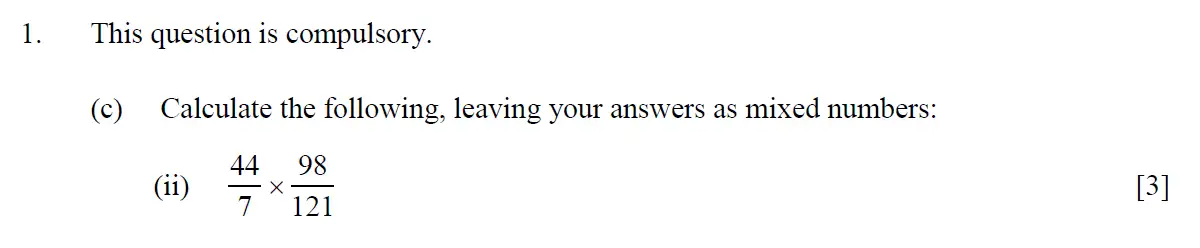 Question 4 - Eton College – 13+ Scholarship Exam 2013 – Maths A