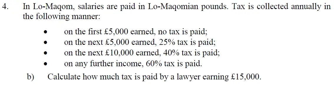Question 10 - Eton College – 13+ Scholarship Exam 2013 – Maths B
