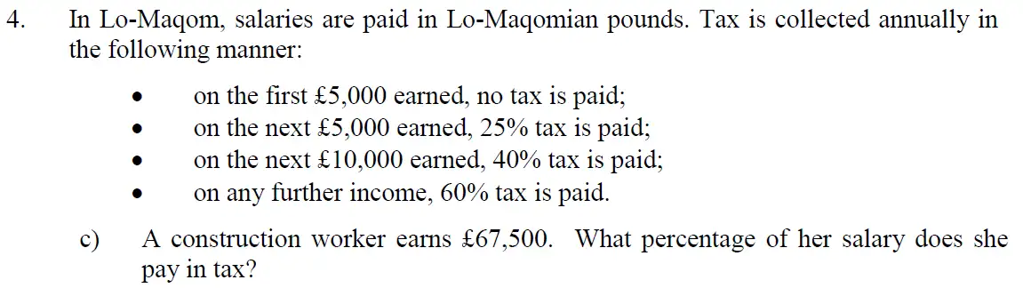 Question 11 - Eton College – 13+ Scholarship Exam 2013 – Maths B