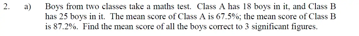 Question 4 - Eton College – 13+ Scholarship Exam 2013 – Maths B