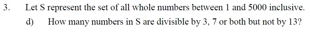Question 8 - Eton College – 13+ Scholarship Exam 2013 – Maths B