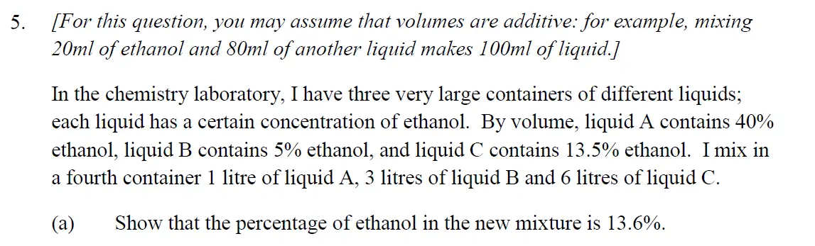 Question 11 - Eton College – 13+ Scholarship Exam 2014 – Maths B