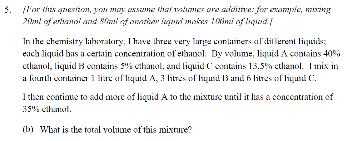 Question 12 - Eton College – 13+ Scholarship Exam 2014 – Maths B