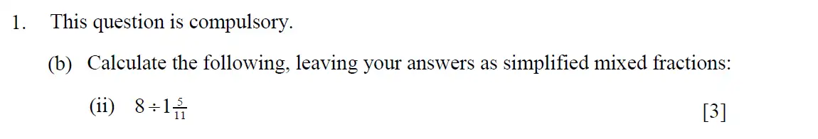 Question 4 - Eton College – 13+ Scholarship Exam 2015 – Maths A