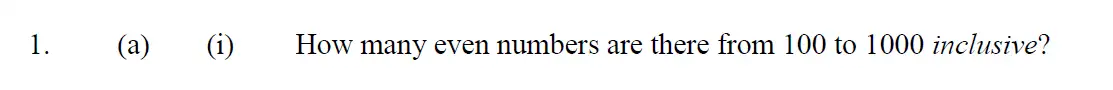 Question 1 - Eton College – 13+ Scholarship Exam 2015 – Maths B