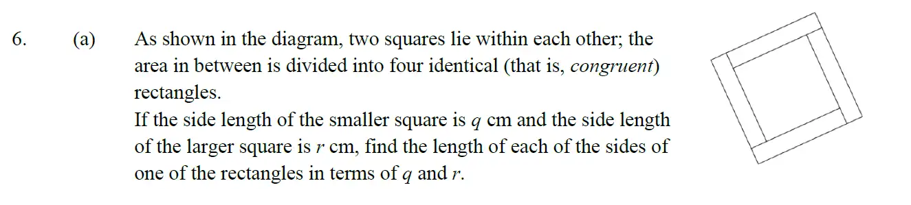 Question 15 - Eton College – 13+ Scholarship Exam 2015 – Maths B