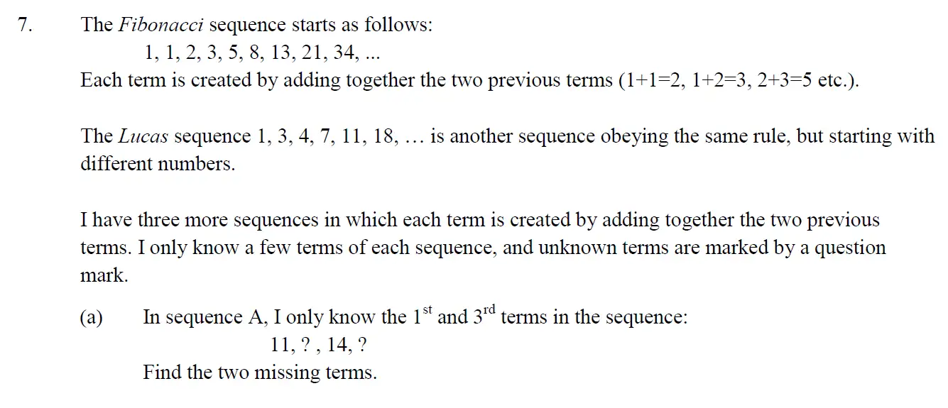 Question 17 - Eton College – 13+ Scholarship Exam 2015 – Maths B