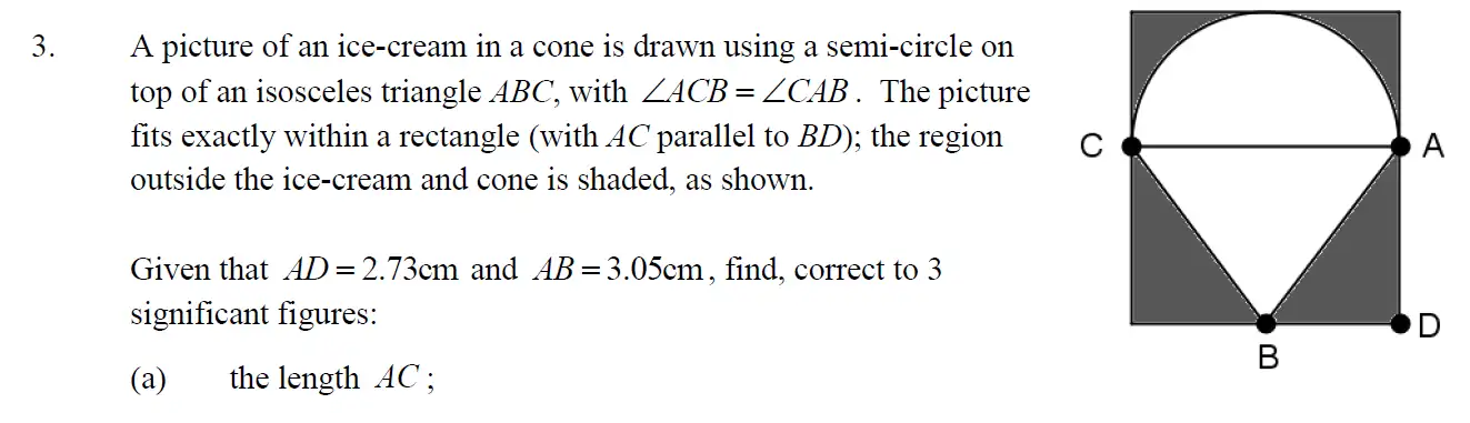 Question 7 - Eton College – 13+ Scholarship Exam 2015 – Maths B