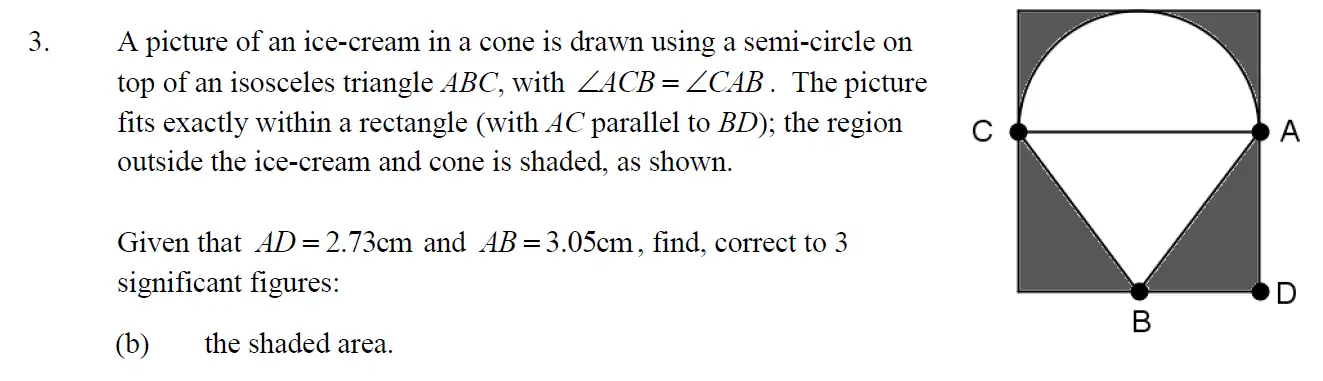 Question 8 - Eton College – 13+ Scholarship Exam 2015 – Maths B