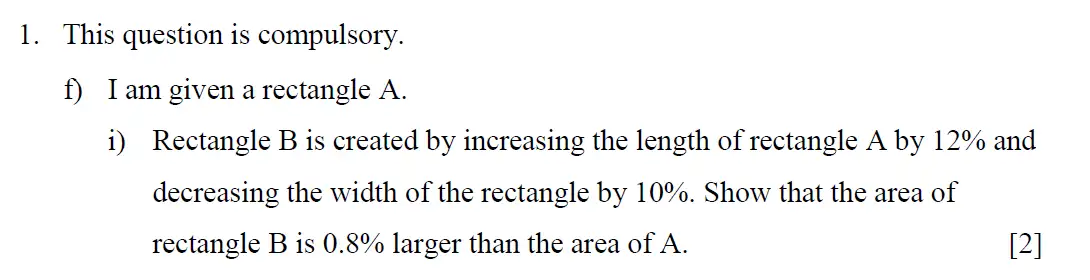 Question 9 - Eton College – 13 Plus Scholarship Exam 2016 – Maths A