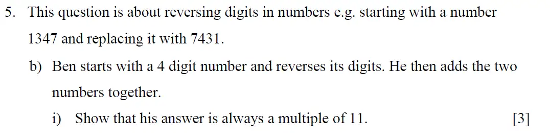Question 29 - Eton College – 13 Plus Scholarship Exam 2017 – Maths A