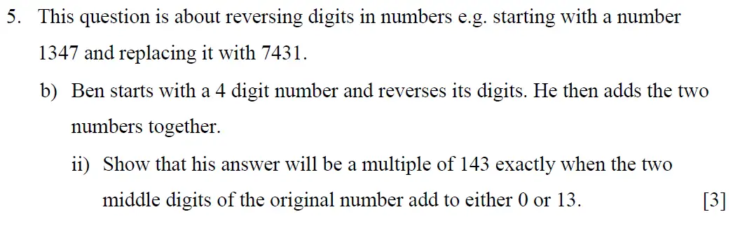 Question 30 - Eton College – 13 Plus Scholarship Exam 2017 – Maths A