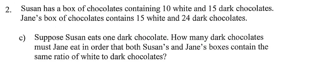 Question 9 - Eton College – 13 Plus Scholarship Exam 2017 – Maths B
