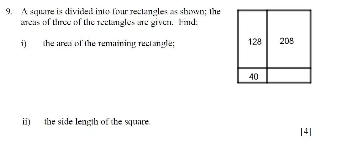 Question 11 - Eton College – 13 Plus Scholarship Exam 2018 – Maths A