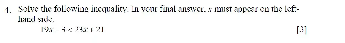 Question 6 - Eton College – 13 Plus Scholarship Exam 2018 – Maths A
