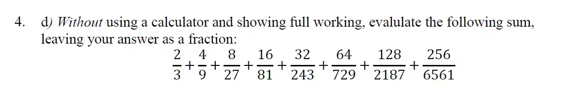 Question 15 - Eton College – 13 Plus Scholarship Exam 2018 – Maths B
